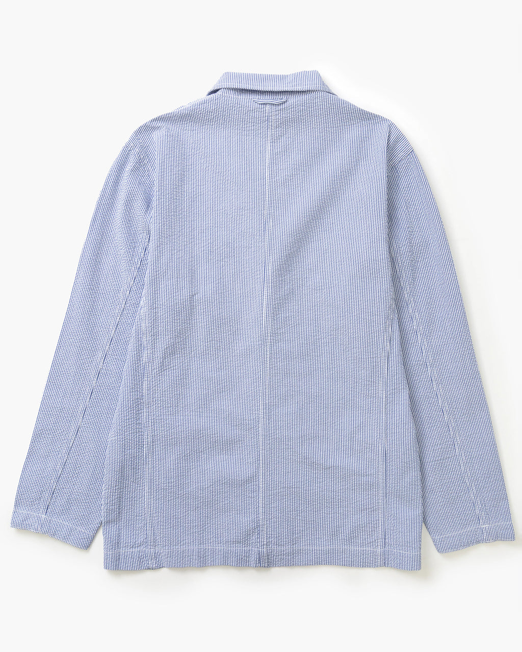 Seersucker Server Suit Jacket - Navy Stripe - Service Works