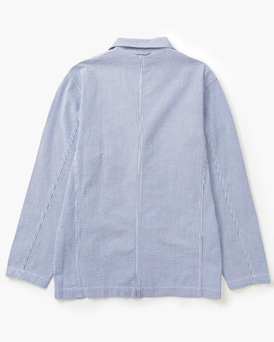 Seersucker Server Suit Jacket - Navy Stripe - Service Works