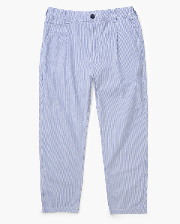 Seersucker Waiter Pants - Navy Stripe - Service Works