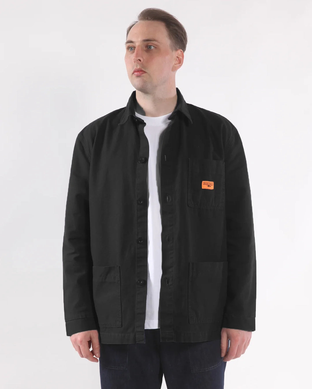 Canvas Chore Shirt - Black