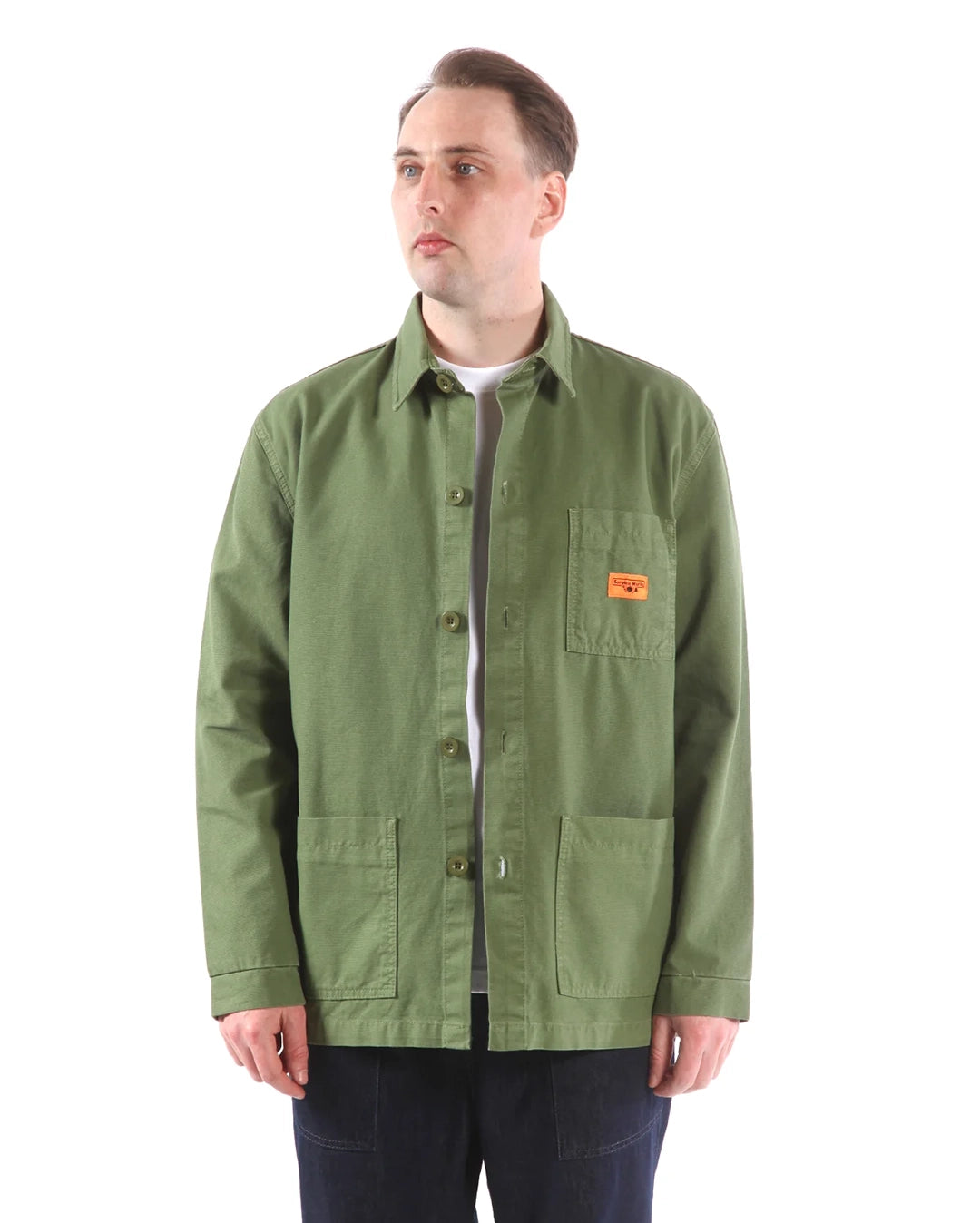 Canvas Chore Shirt - Olive