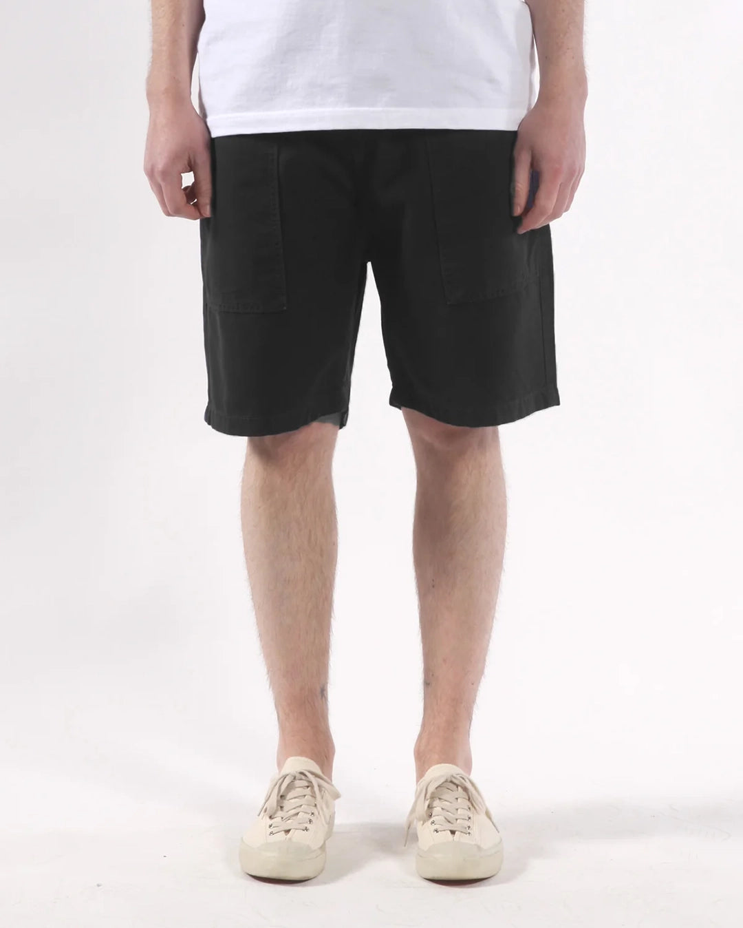 Classic Canvas Chef Shorts - Black