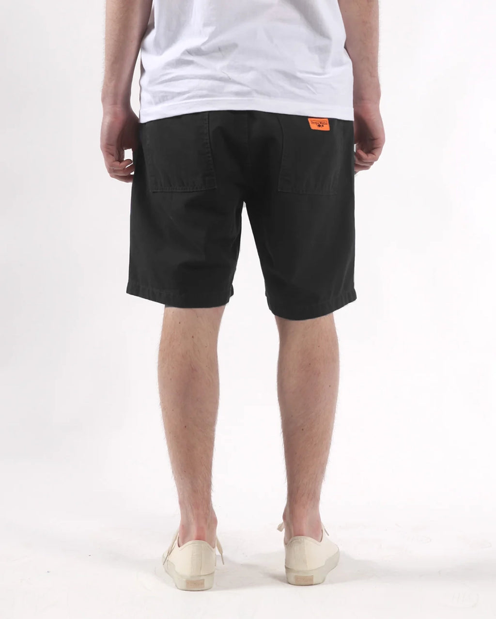 Classic Canvas Chef Shorts - Black