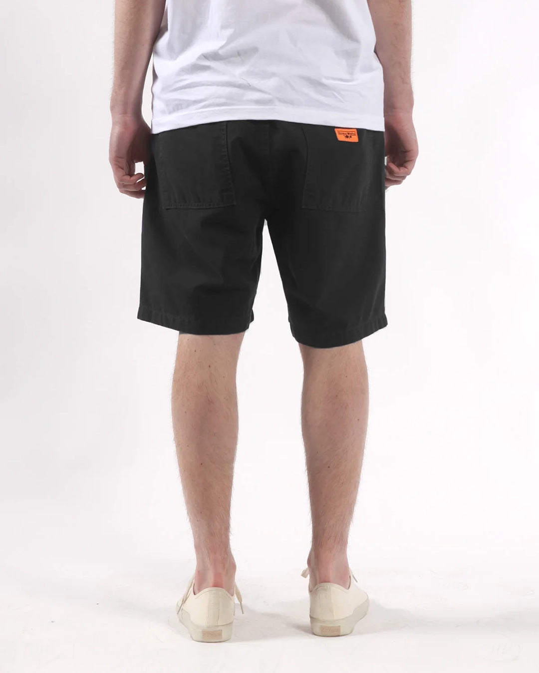 Classic Canvas Chef Shorts - Black