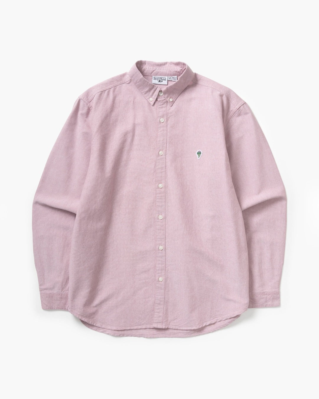 Artichoke Oxford Shirt - Red - Service Works