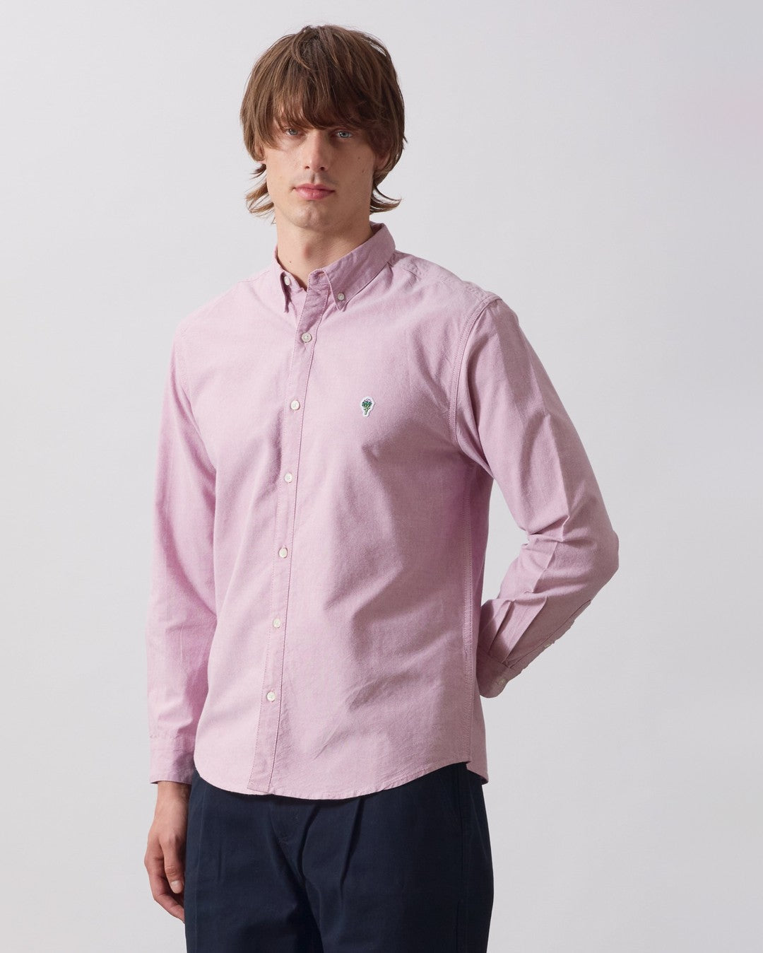 Artichoke Oxford Shirt - Red - Service Works