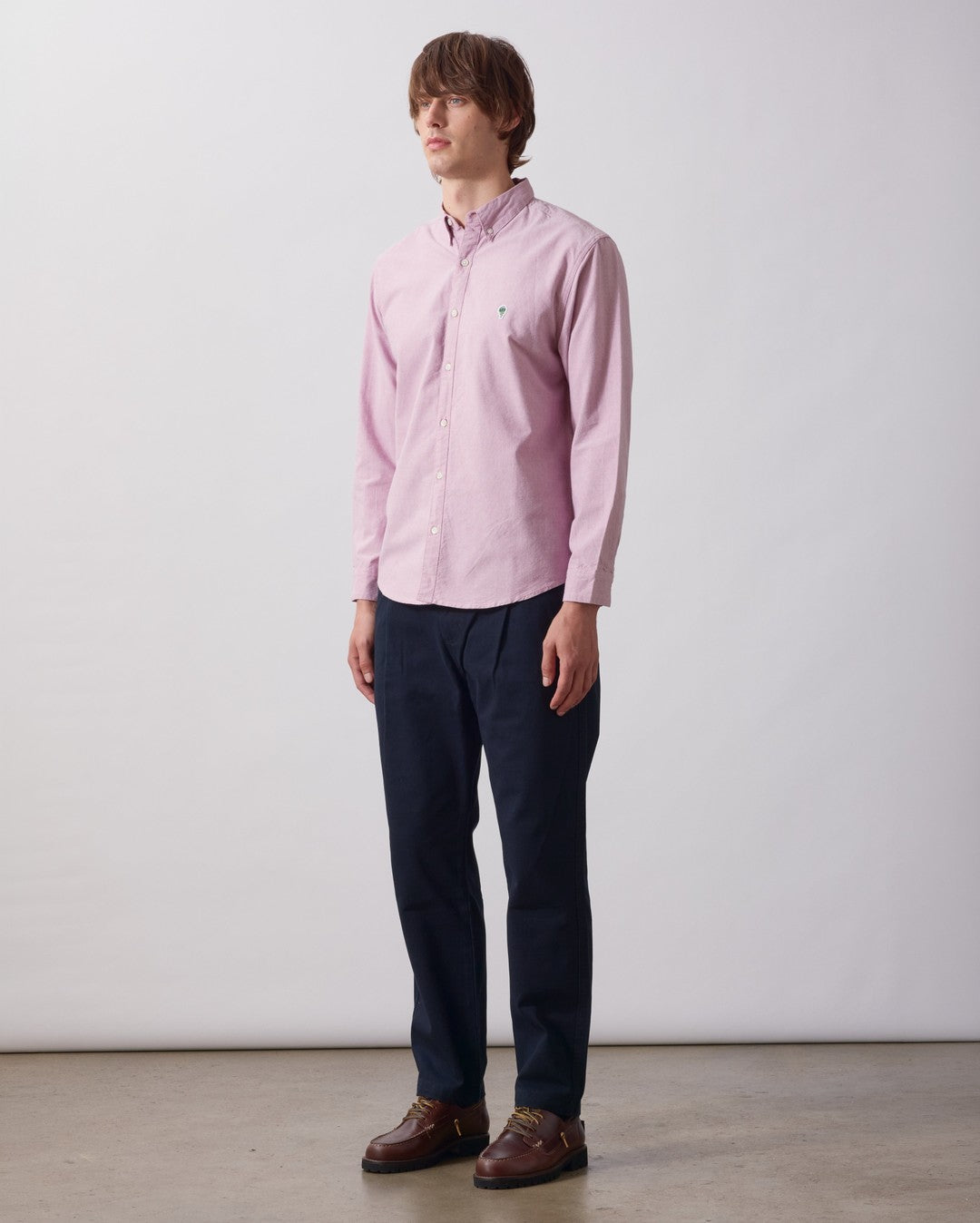Artichoke Oxford Shirt - Red - Service Works