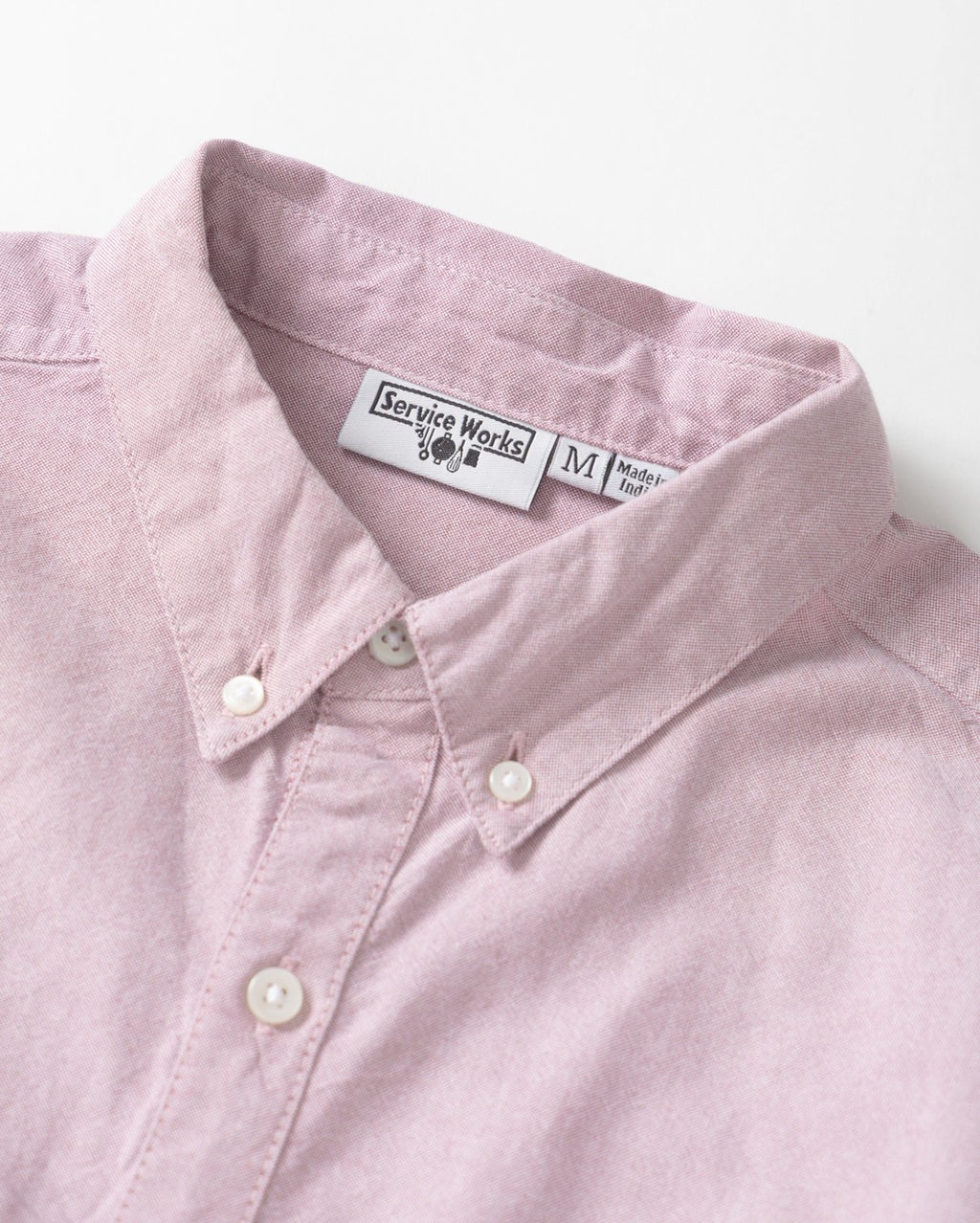 Artichoke Oxford Shirt - Red - Service Works
