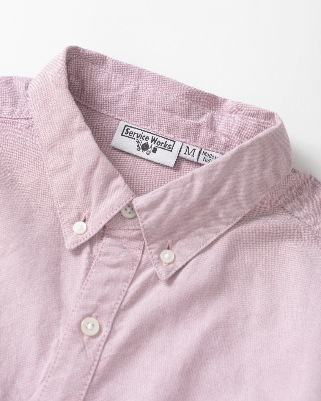 Artichoke Oxford Shirt - Red - Service Works