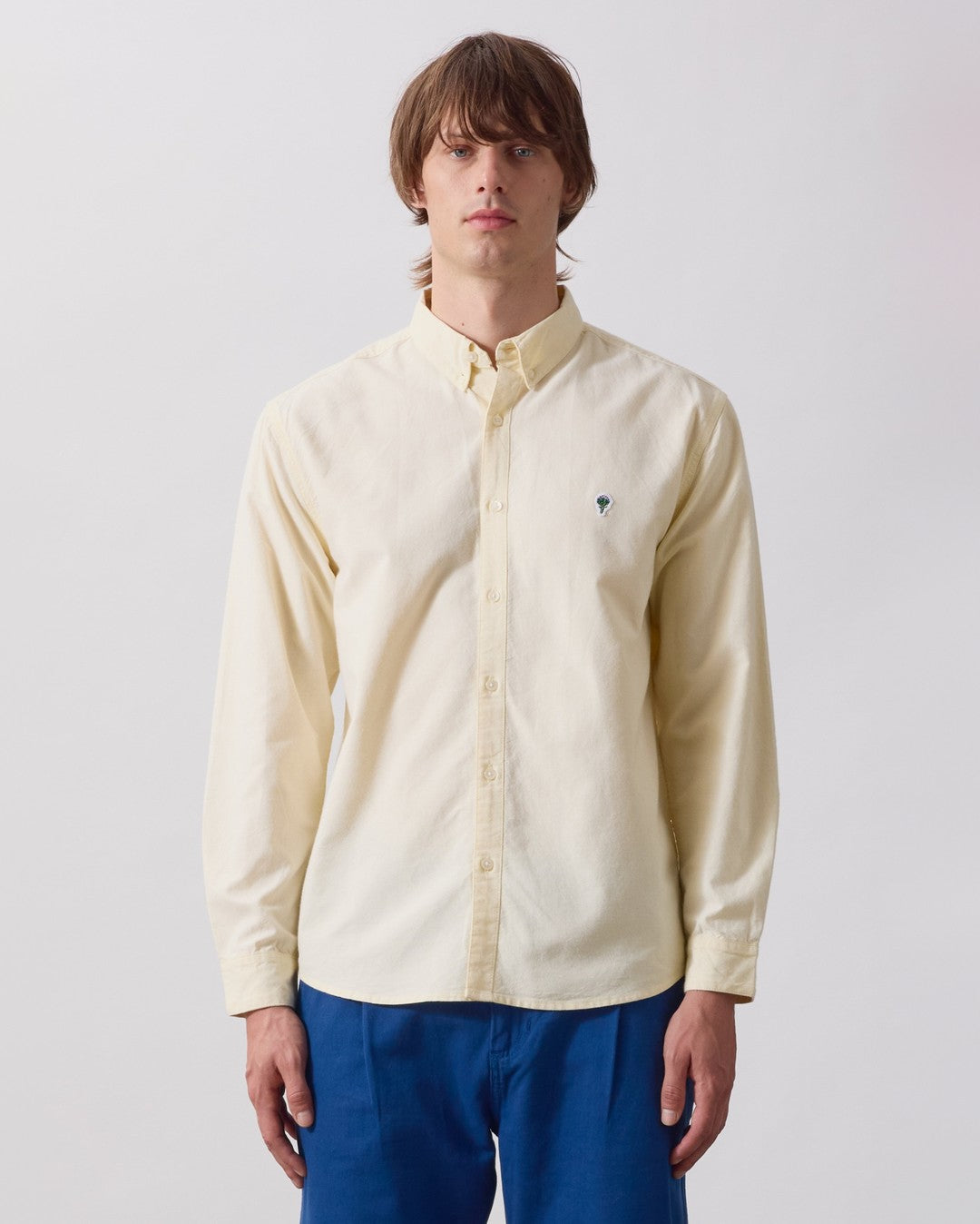Artichoke Oxford Shirt - Vanilla - Service Works