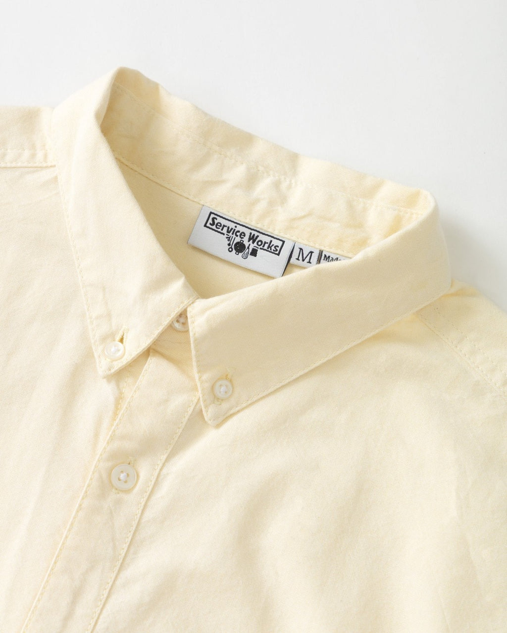 Artichoke Oxford Shirt - Vanilla - Service Works