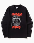 Boiling Point Long Sleeve Tee - Black - Service Works