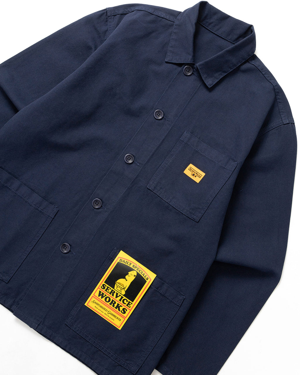Canvas Chore Shirt - Dark Navy - Service Works
