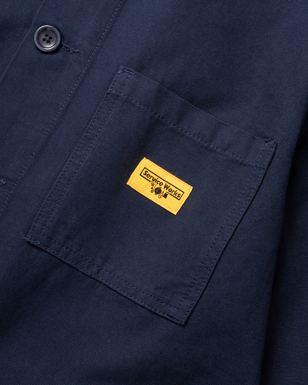 Canvas Chore Shirt - Dark Navy - Service Works