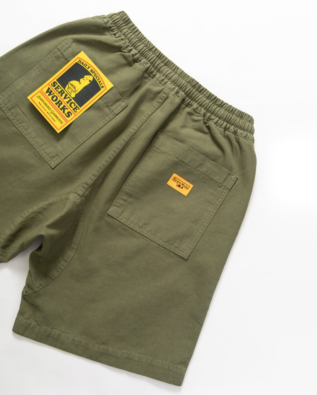 Classic Chef Shorts - Olive - Service Works