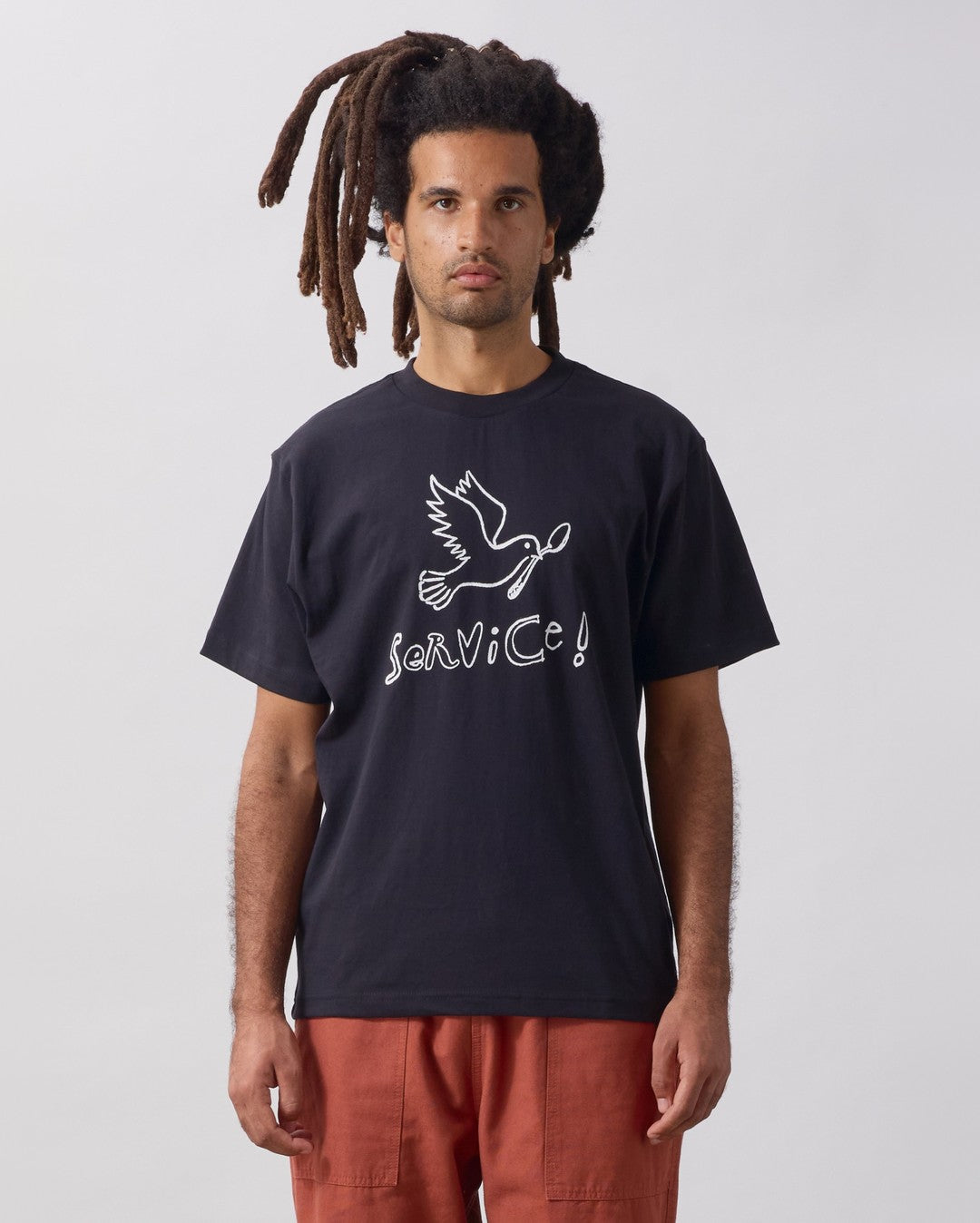 Dove Tee - Black - Service Works