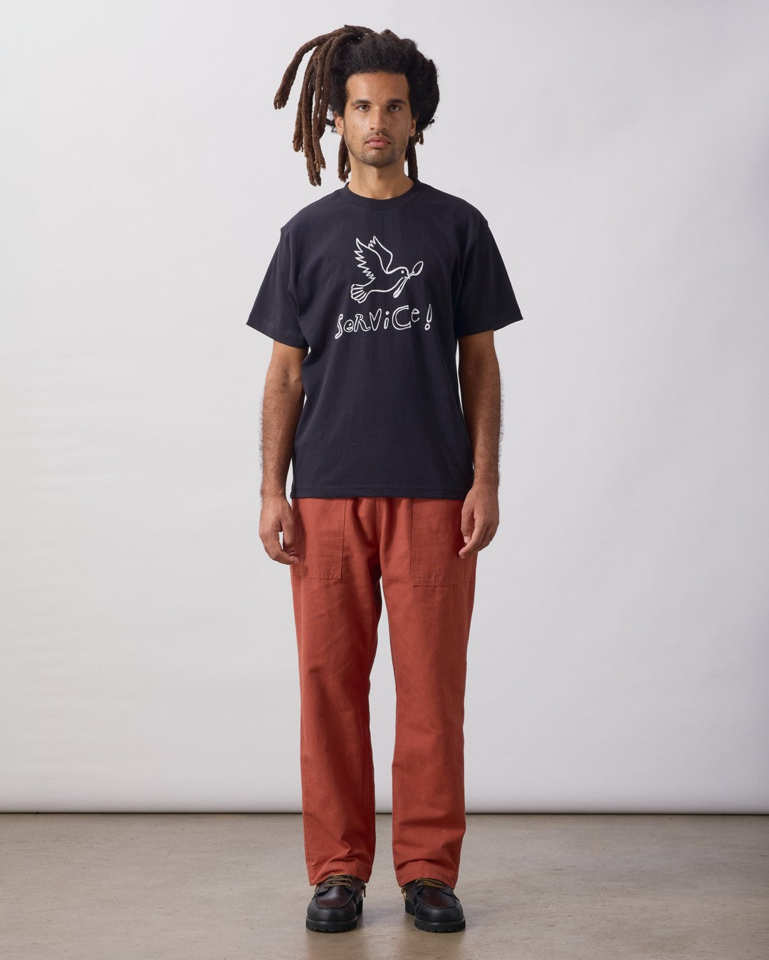 Dove Tee - Black - Service Works