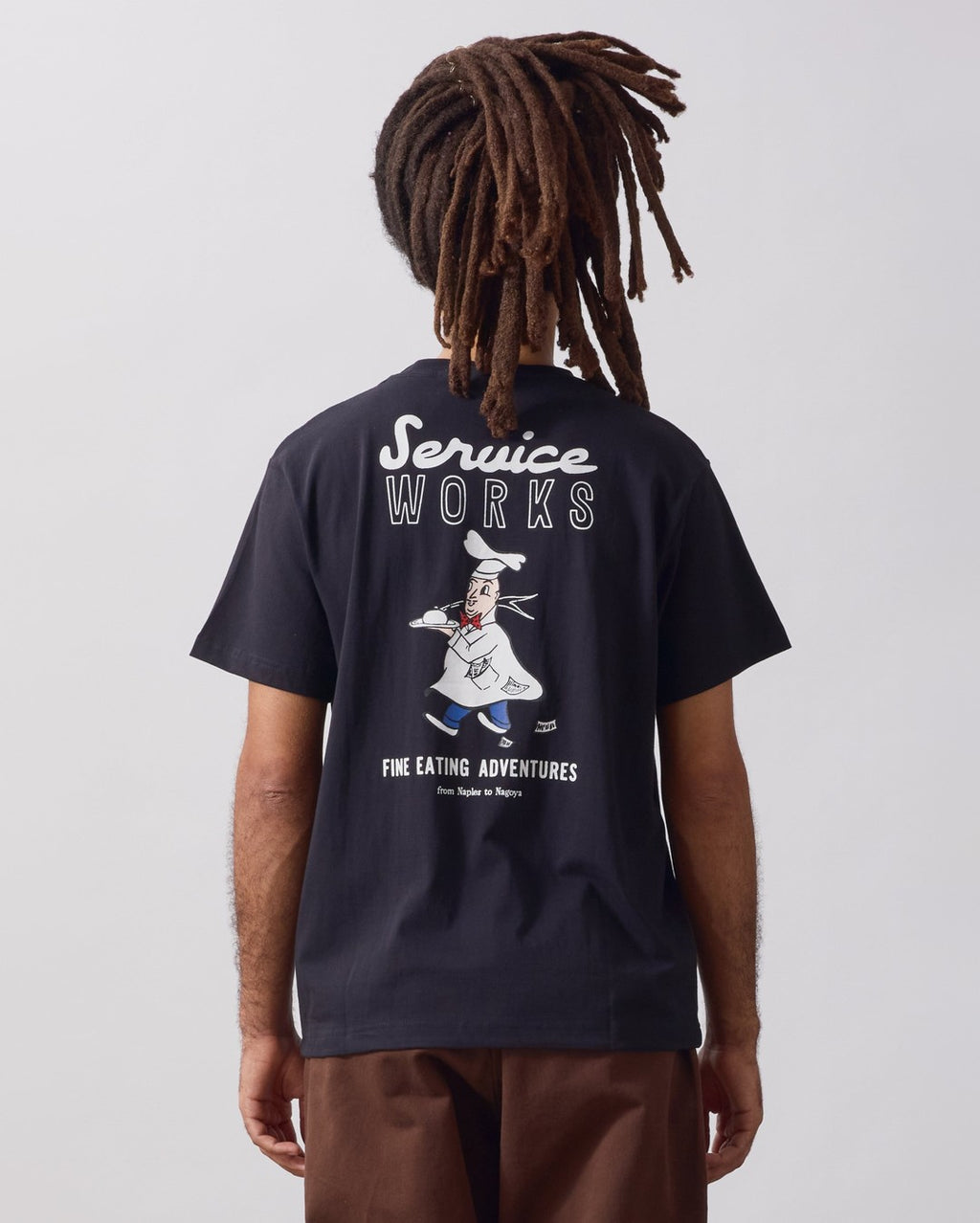 Eating Adventures Tee - Black - Service Works