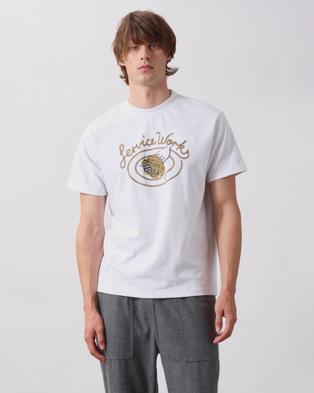 Spaghetti Tee - White - Service Works