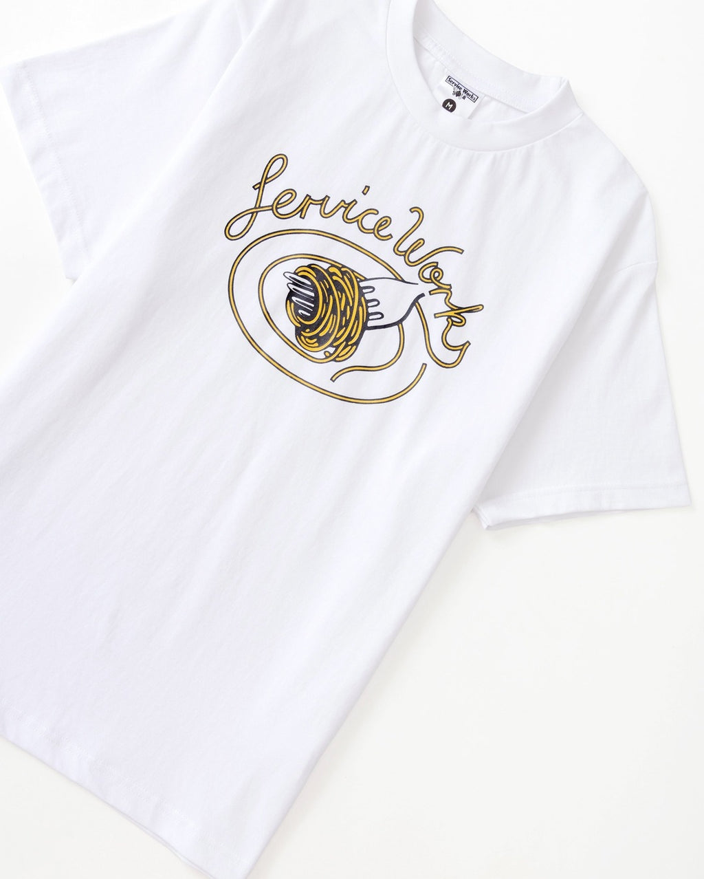 Spaghetti Tee - White - Service Works