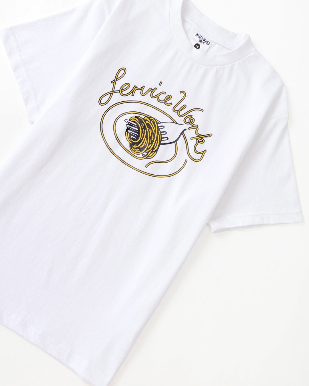 Spaghetti Tee - White - Service Works
