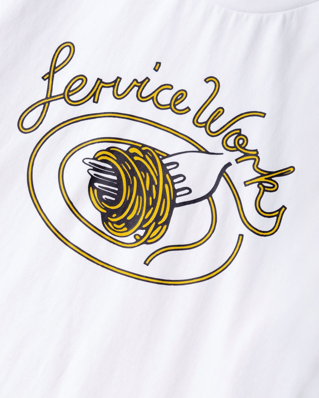 Spaghetti Tee - White - Service Works