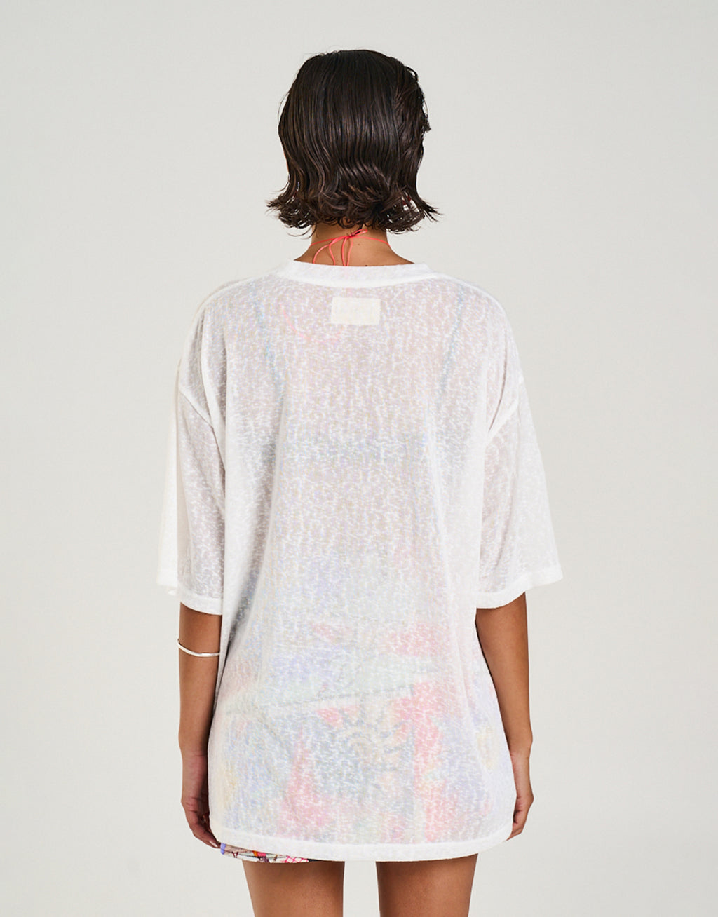 Oversize T-Shirt - Sheer White