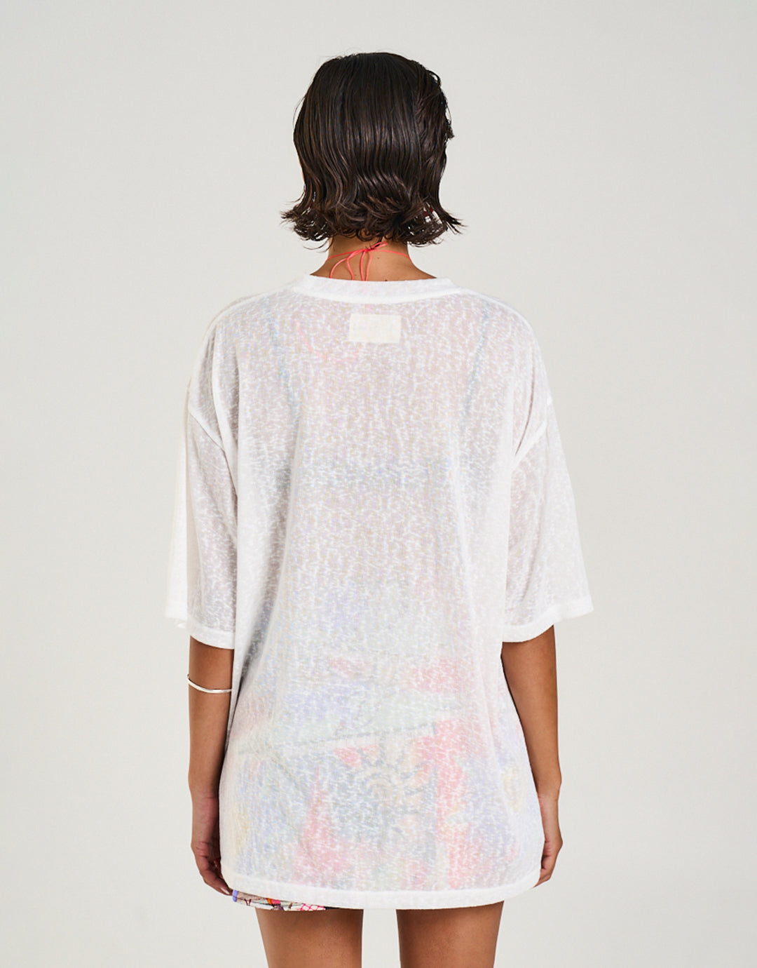 Oversize T-Shirt - Sheer White