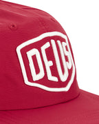 Shield Nylon Cap - Cherry Red - Deus Ex Machina