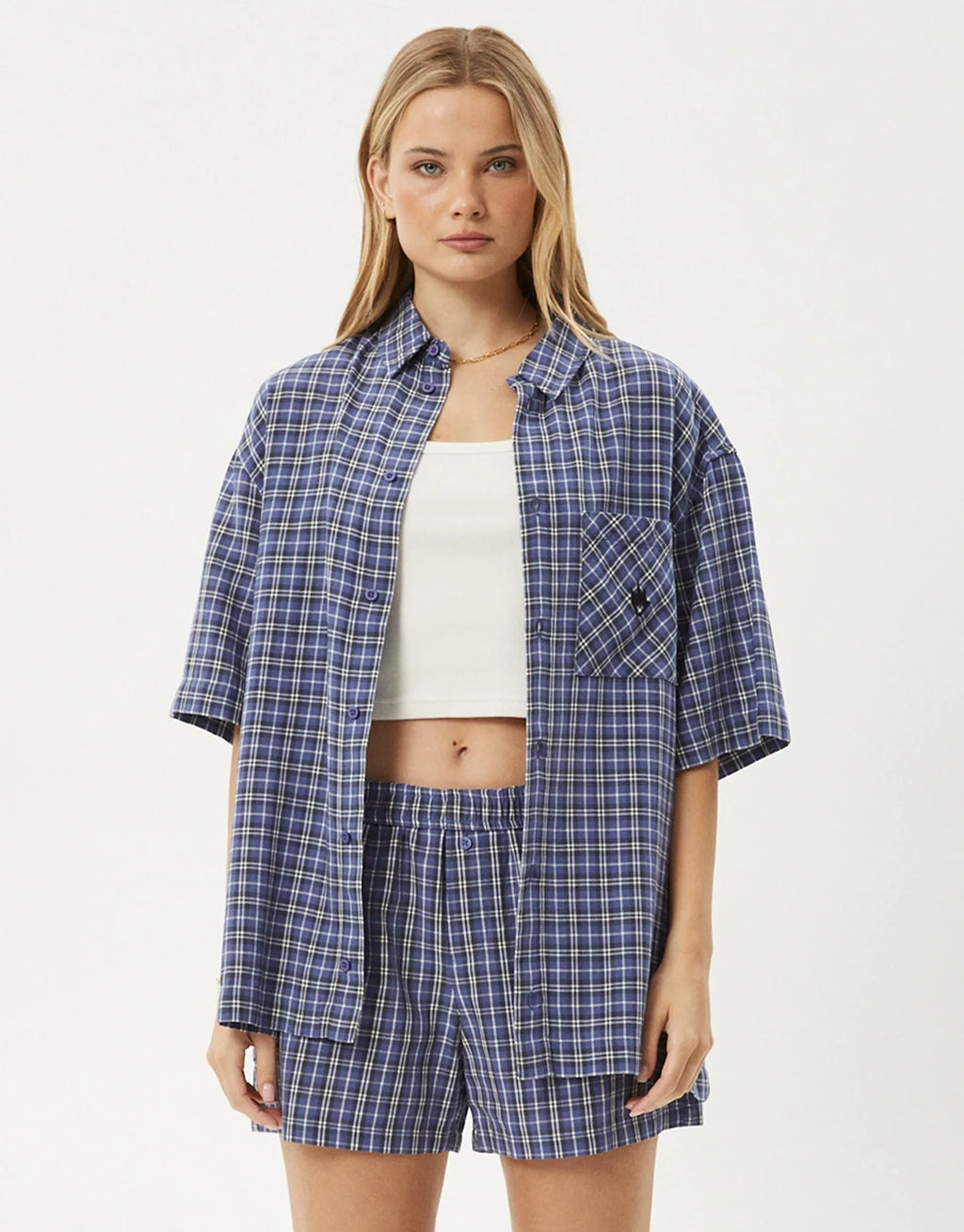 Shipwreck Stripe Short Sleeve Shirt - Marlin