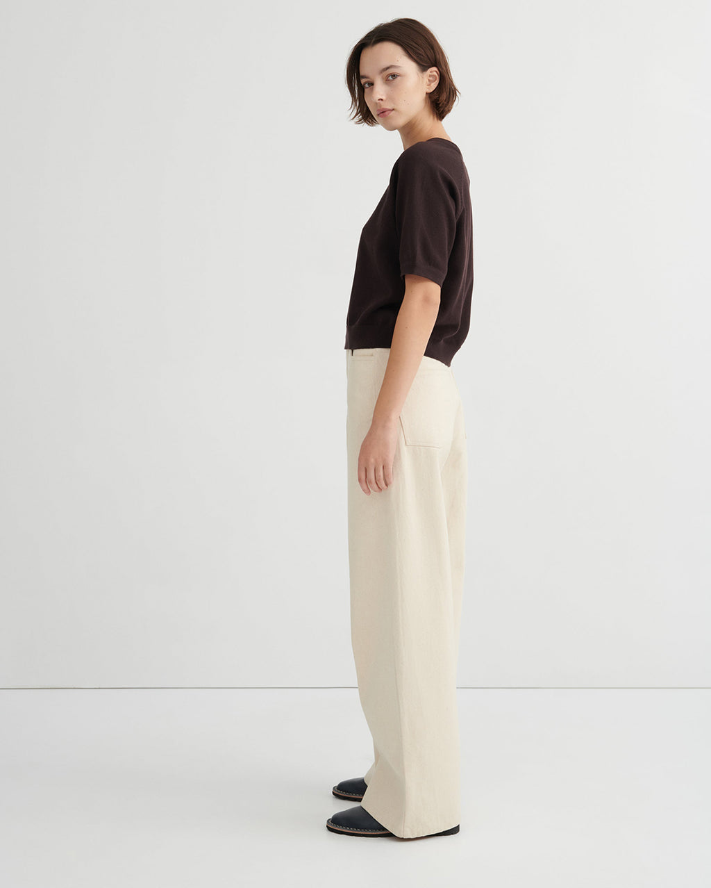 Shoreline T-Shirt - Sable - Kowtow