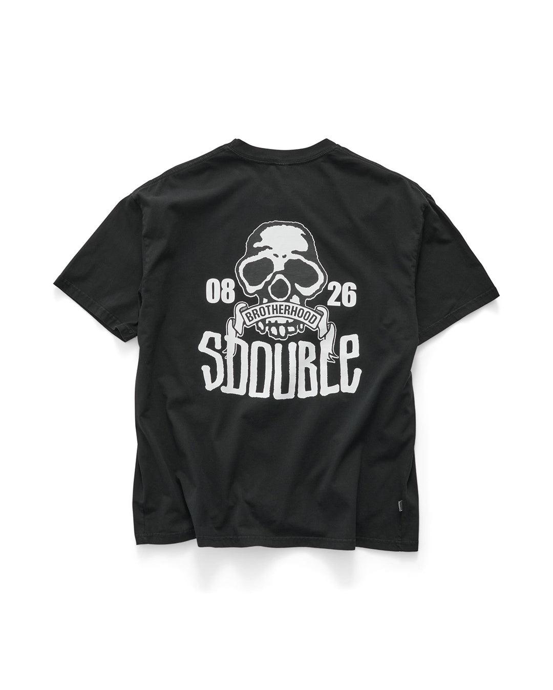 Skull Short Sleeve T-Shirt - Pigment Black - S-Double