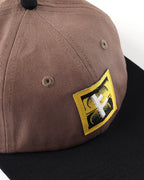 Slant F Cap - Brown - Former
