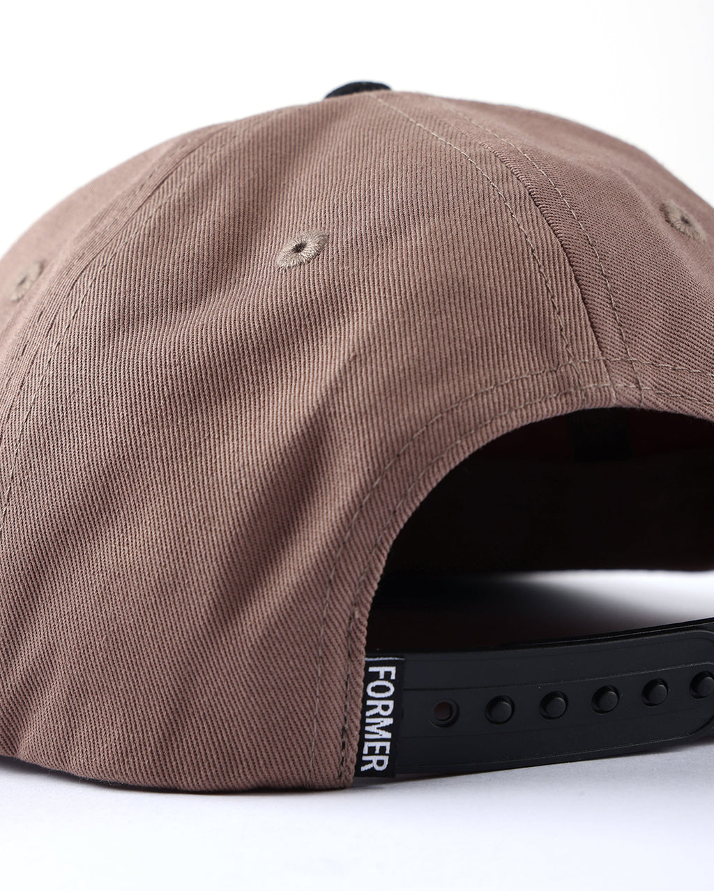 Slant F Cap - Brown - Former