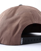 Slant F Cap - Brown - Former
