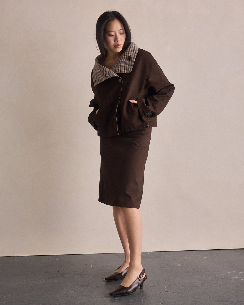 Sloane Skirt - Cacao - Gracious