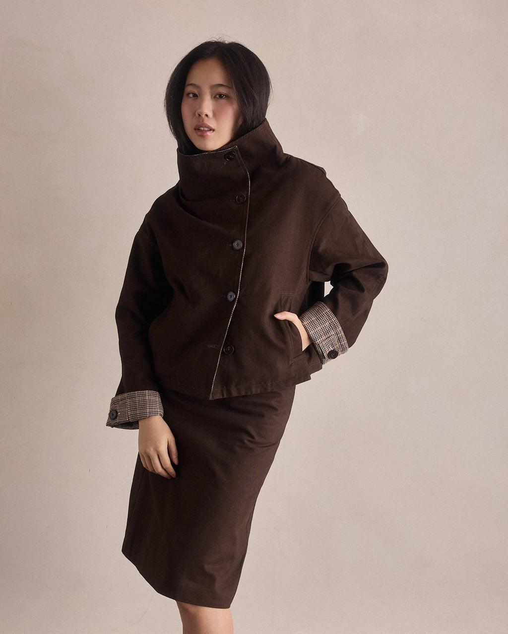 Sloane Skirt - Cacao - Gracious