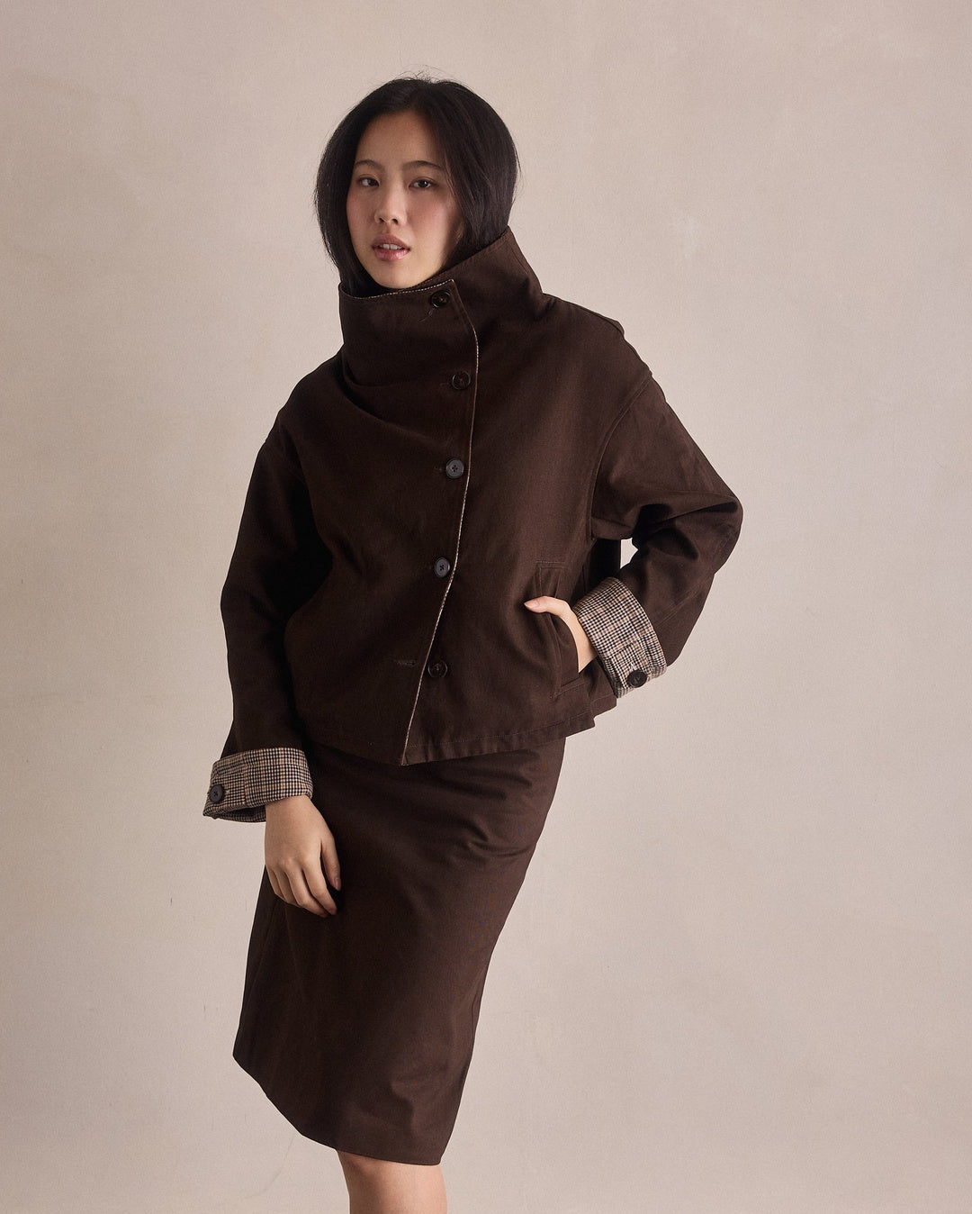 Sloane Skirt - Cacao - Gracious