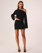 Finn Mini Skirt - Black - SNDYS