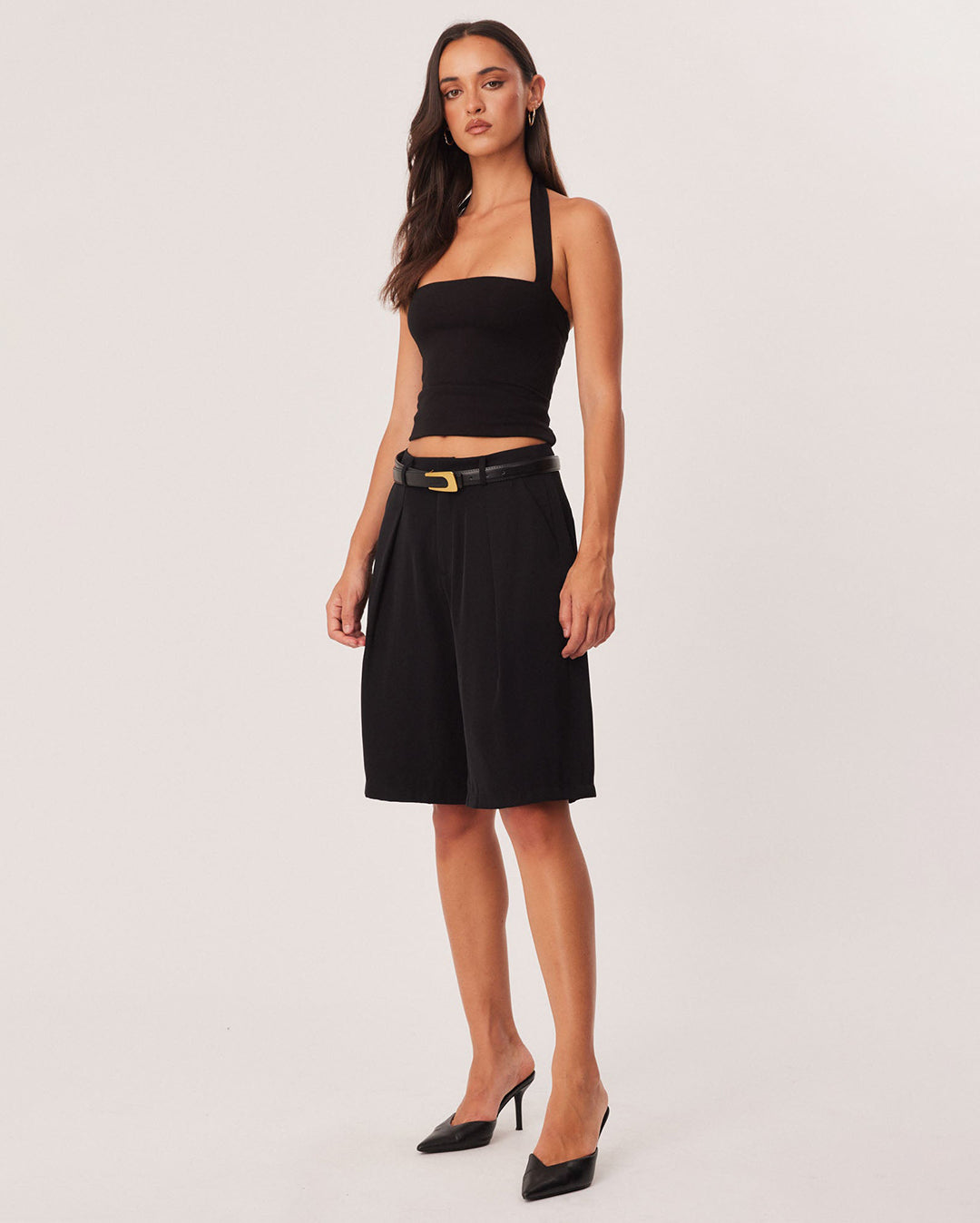 Reece Bermuda Shorts - Black - SNDYS