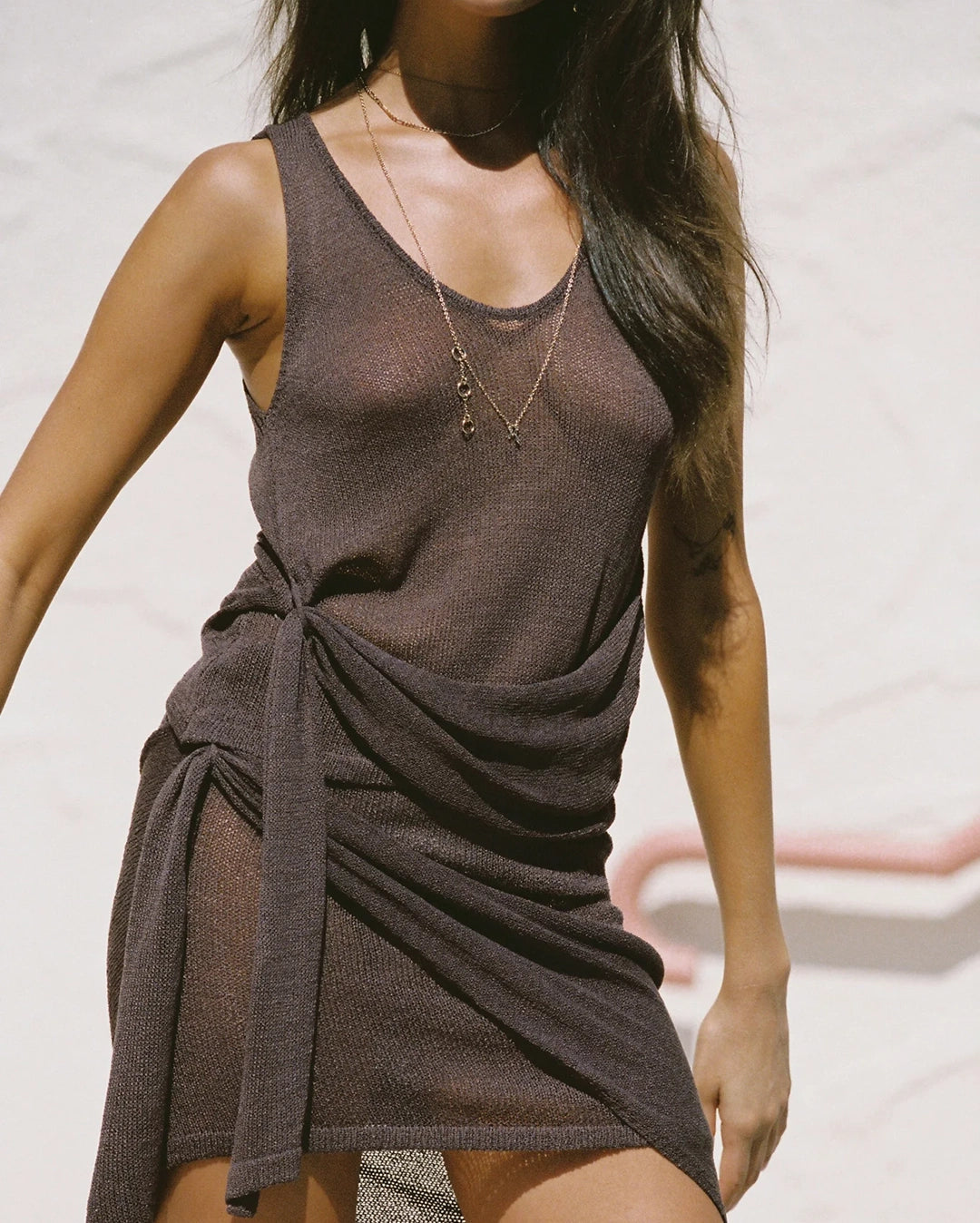 Mindy Wrap Skirt - Chocolate