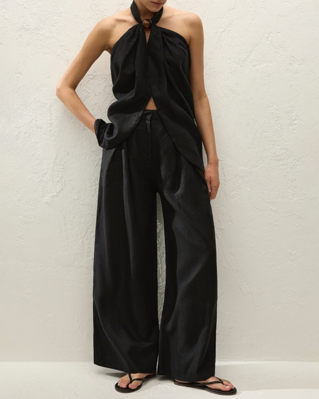 Sofia Trouser - Black - Faithfull The Brand