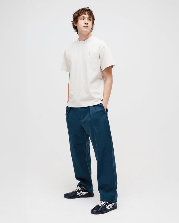Solid Workers Tee - Ice Marle - Pass-Port
