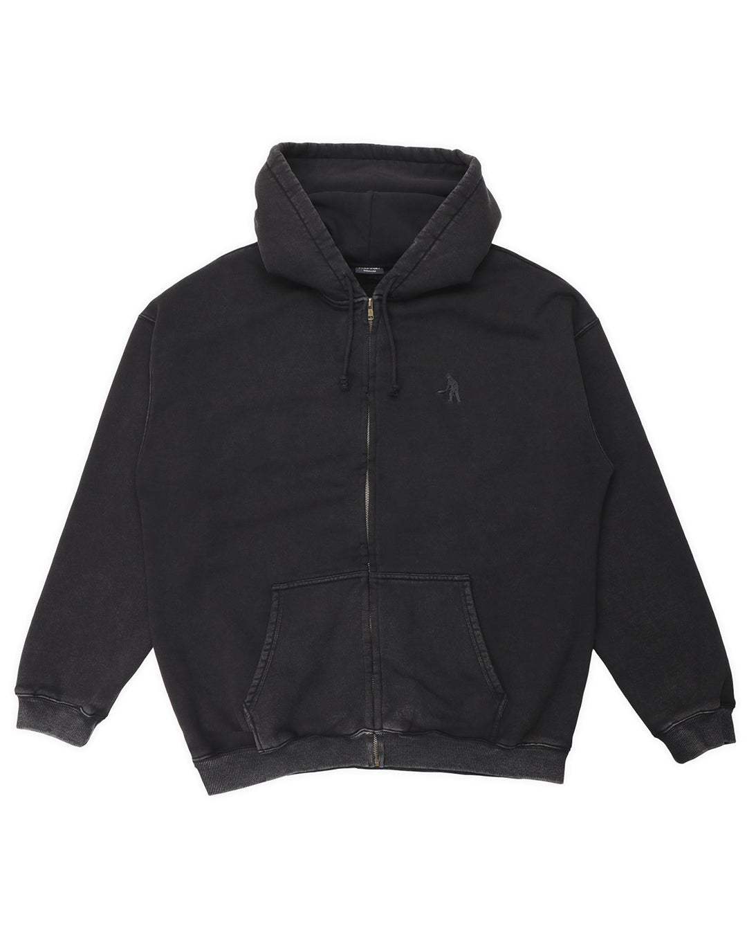 Solid Workers Zip Hood - Black - Pass-Port