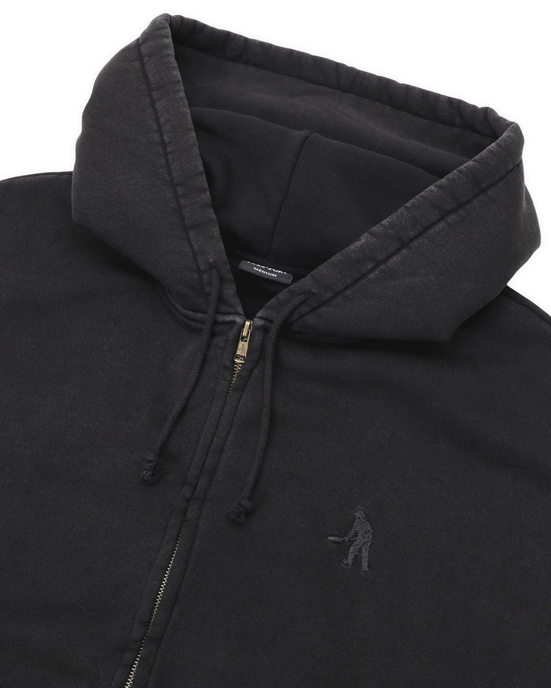 Solid Workers Zip Hood - Black - Pass-Port