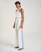 Wide Leg Pants - Sol Script by Summi Summi - view 3