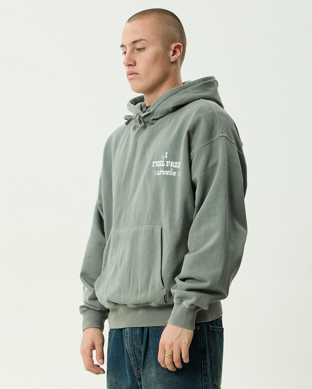 Sonoran - Boxy Pull On Hood - Washed Sycamore - Afends