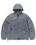 SP-Logo Denim Windbreaker - Washed Blue - thisisneverthat