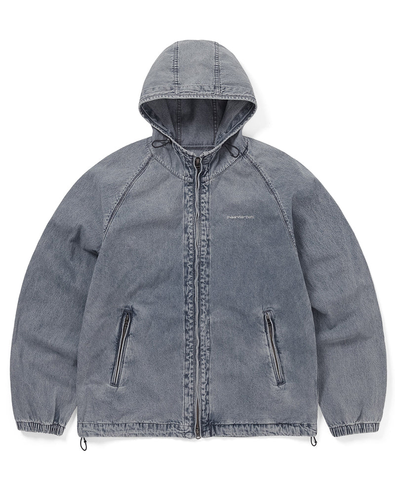 SP-Logo Denim Windbreaker - Washed Blue - thisisneverthat