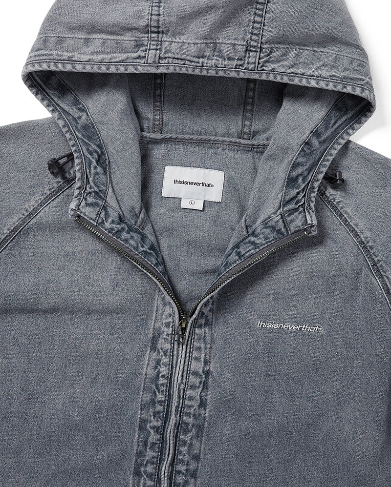 SP-Logo Denim Windbreaker - Washed Blue - thisisneverthat